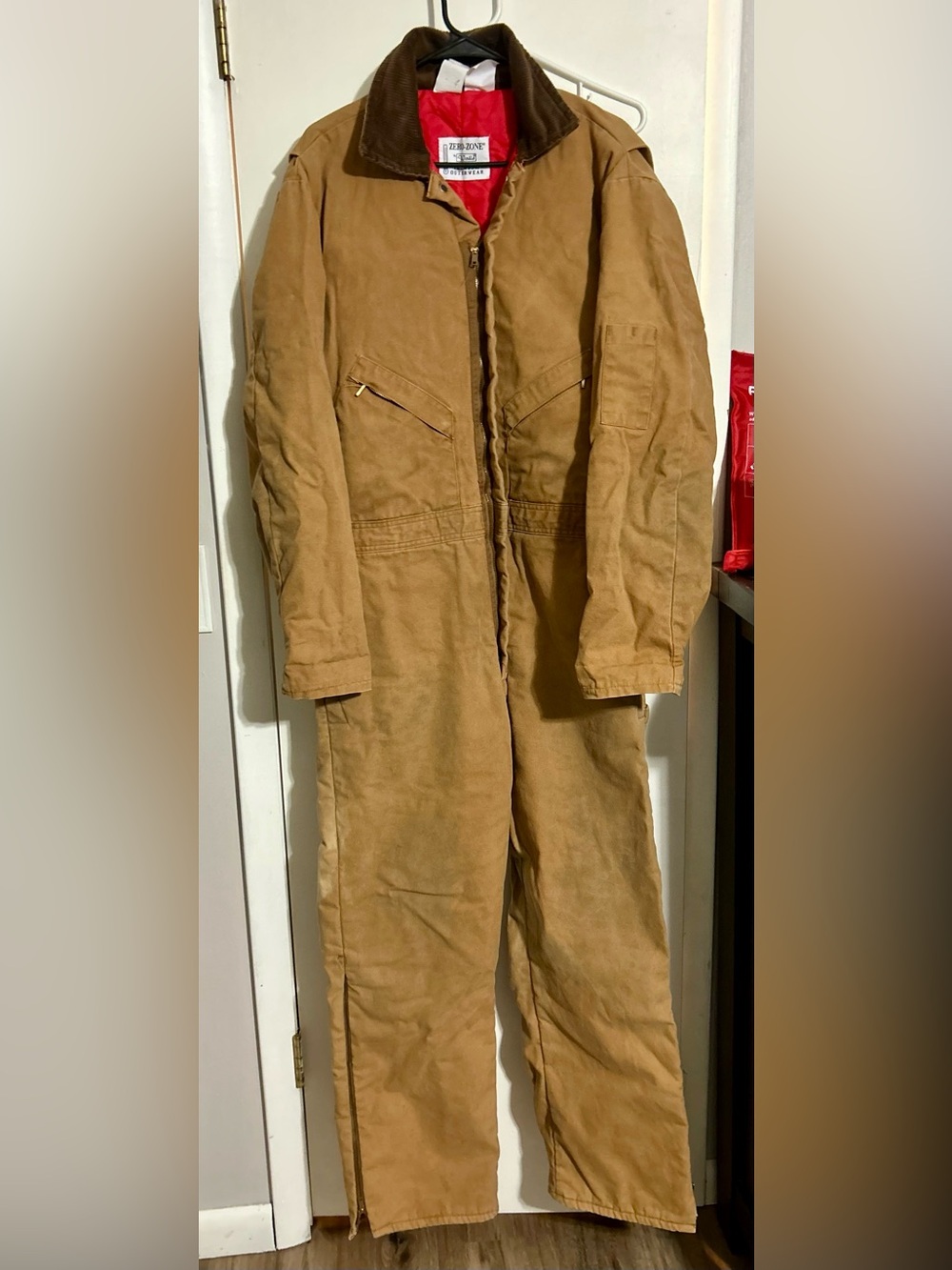 Walls Brown Canvas Coveralls